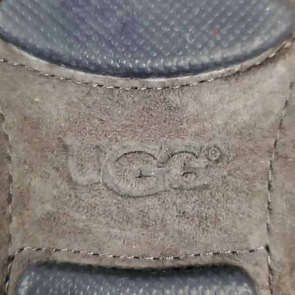 UGG Australia Meena II Moccasin Driving Loafers Slippers Grey & Blue Size 6 - Picture 5 of 10
